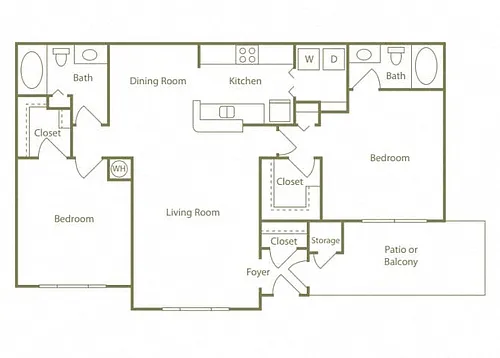 Floor plan The Creekside