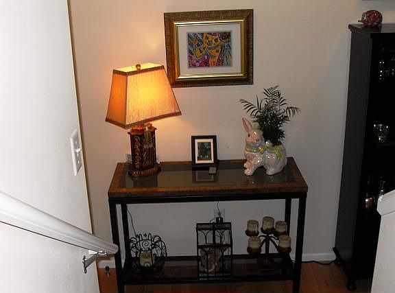 Elegant and inviting entry.