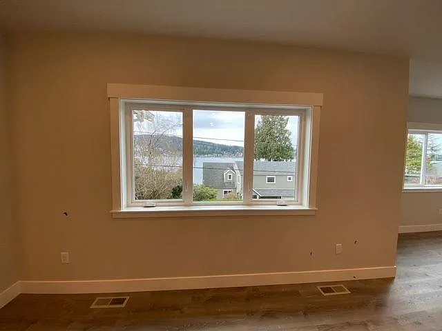 View from dining area