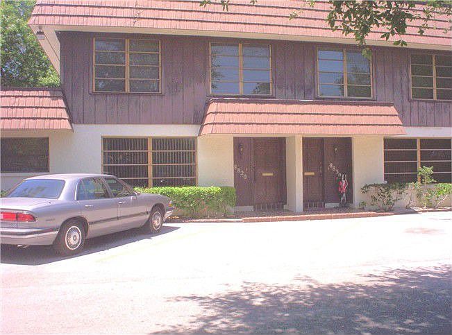 front door & assigned space