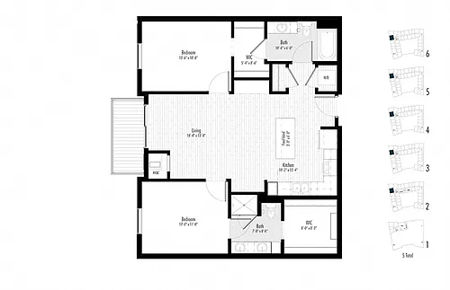 Floor plan B6
