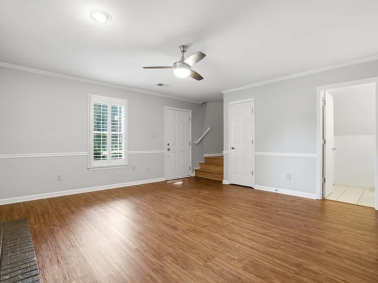 Living Room with Coat Closet and Half Bath