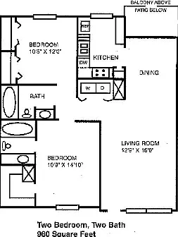 SCK 2-2, 980sqft SCK 2-2, 980sqft