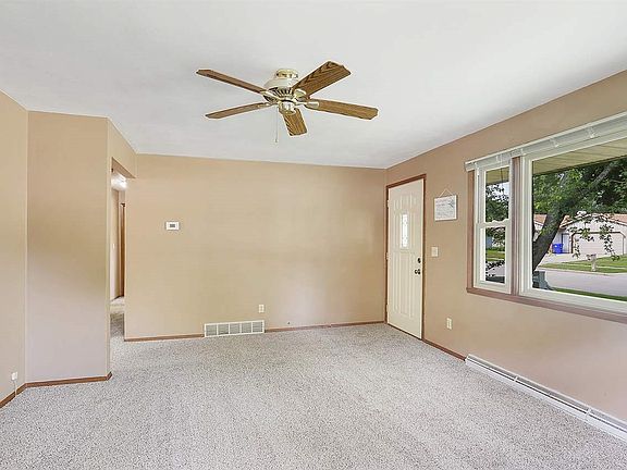 Living room with picture window