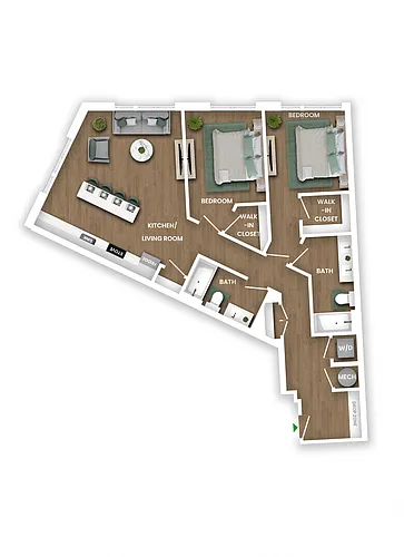 Floor plan B15B