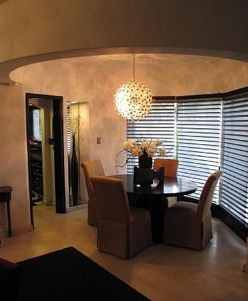 Dining Room w/architecturally designed ceiling.