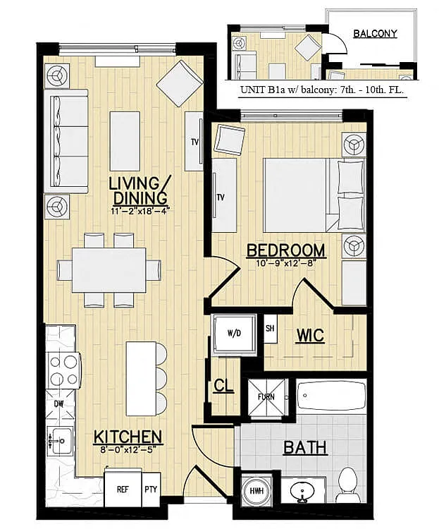 Floor plan B1a