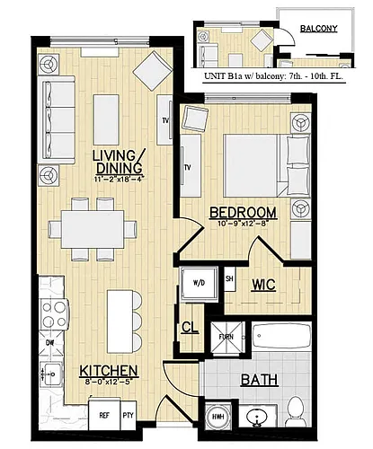 Floor plan B1a