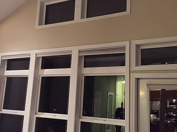 East facing windows