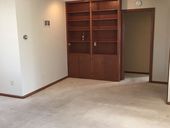 looking across living/dining