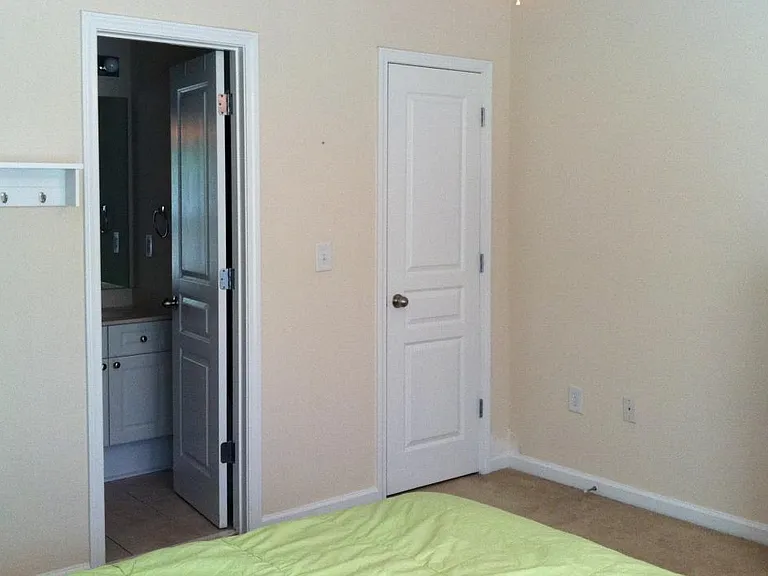 Bedroom 2 with view of bathroom