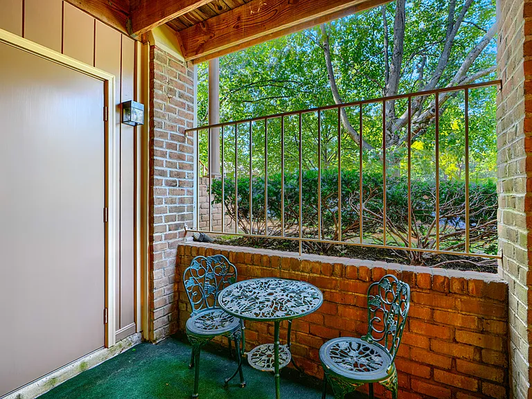 Your Own Private Patio with Secure Storage