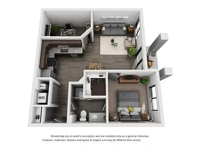 Floor plan 1A + Bonus Room