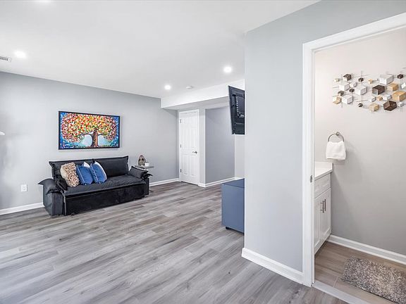 1/2 bath adjacent to potential third bedroom or family room first floor