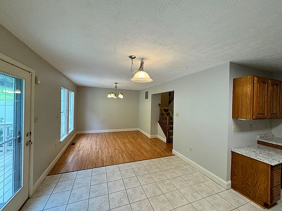 Kitchen and dining room are open and great for entertaining
