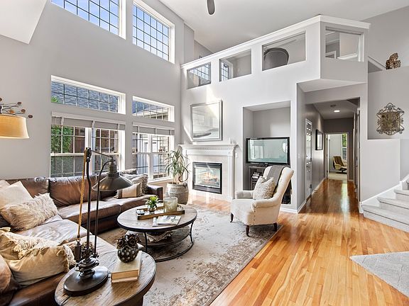 Two Story Living Room w/Views to Loft