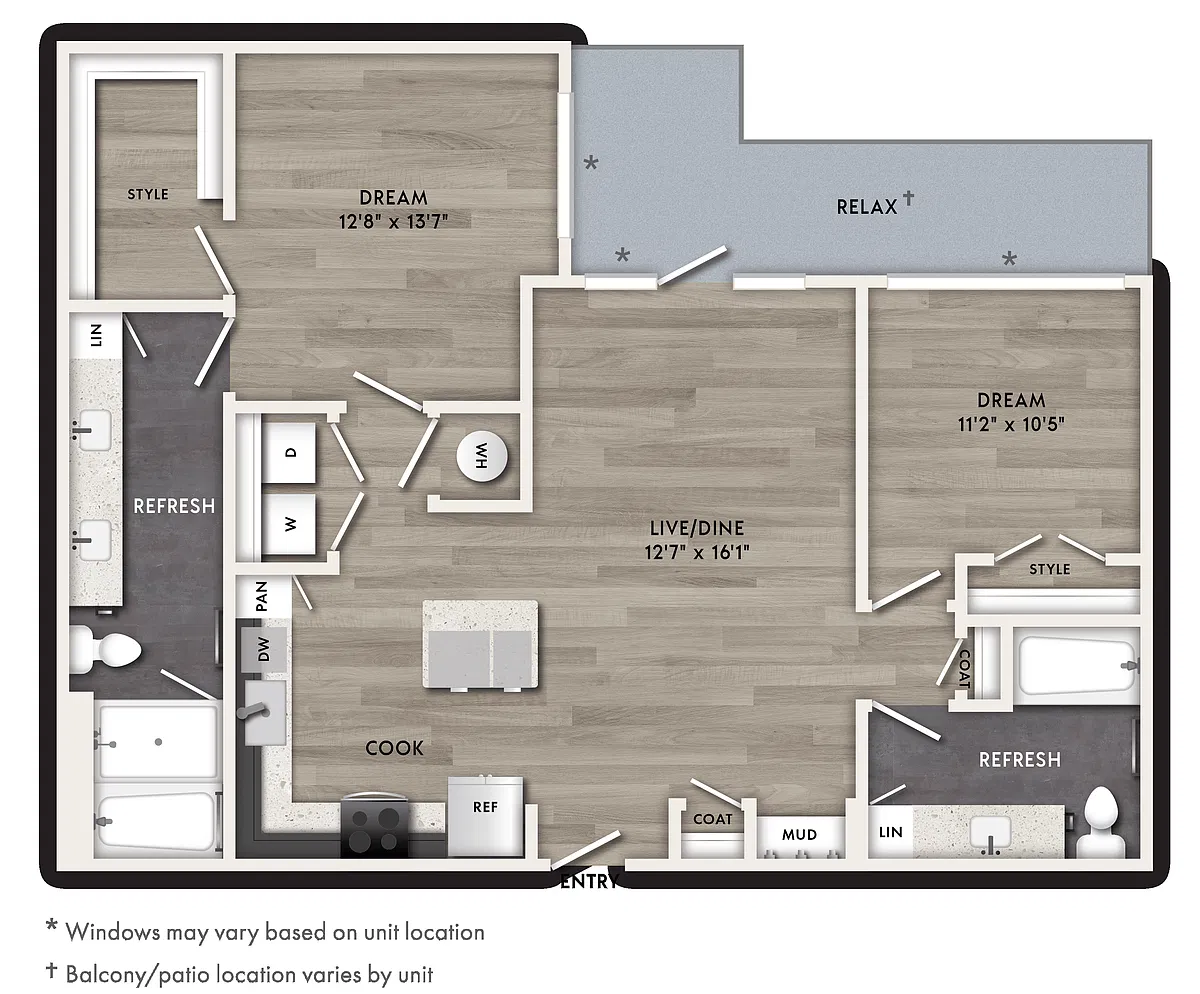 Floor plan B3