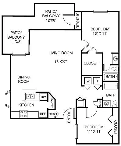 Floor plan B3 Sycamore