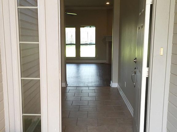 Entryway into open concept living