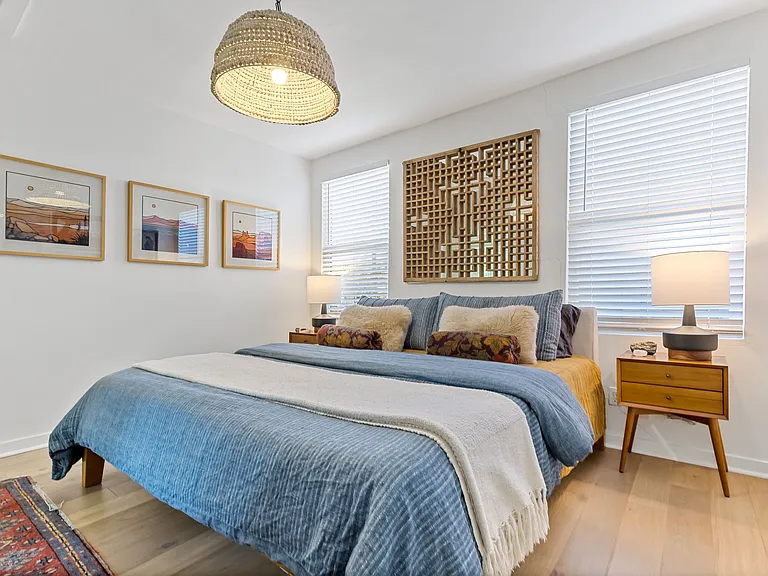 Primary bedroom with King sized bed