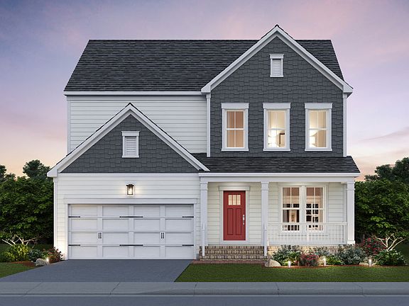 Mercer Exterior Rendering - Elevation 1 at Potomac Shores