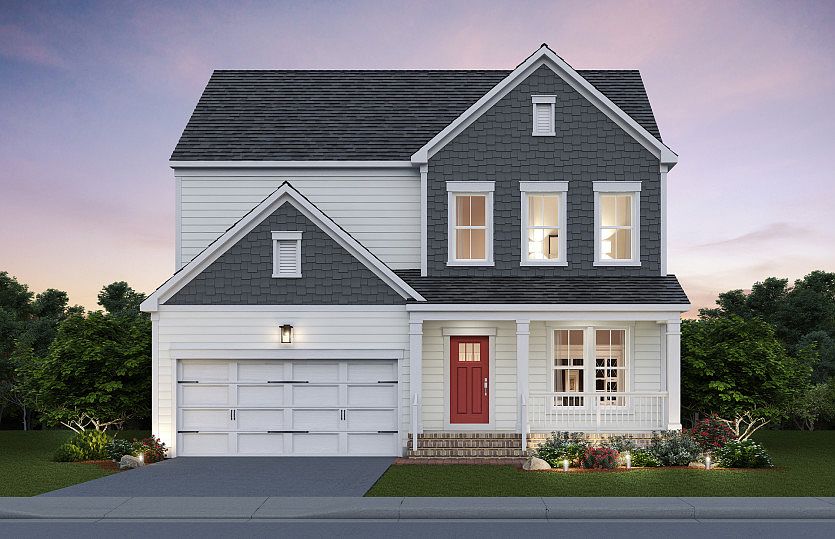 Mercer Exterior Rendering - Elevation 1 at Potomac Shores