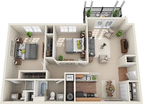 Floor plan B3