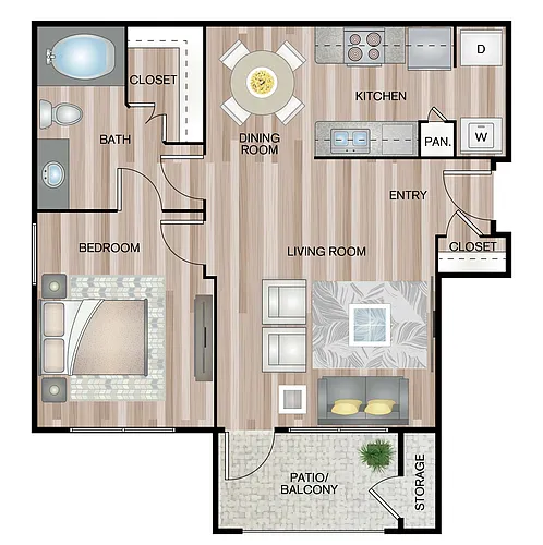 Floor plan 1-1 A