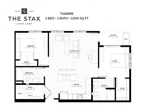 Floor plan Thorpe