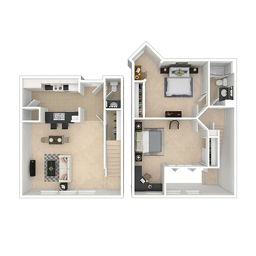 Floor plan 2X15