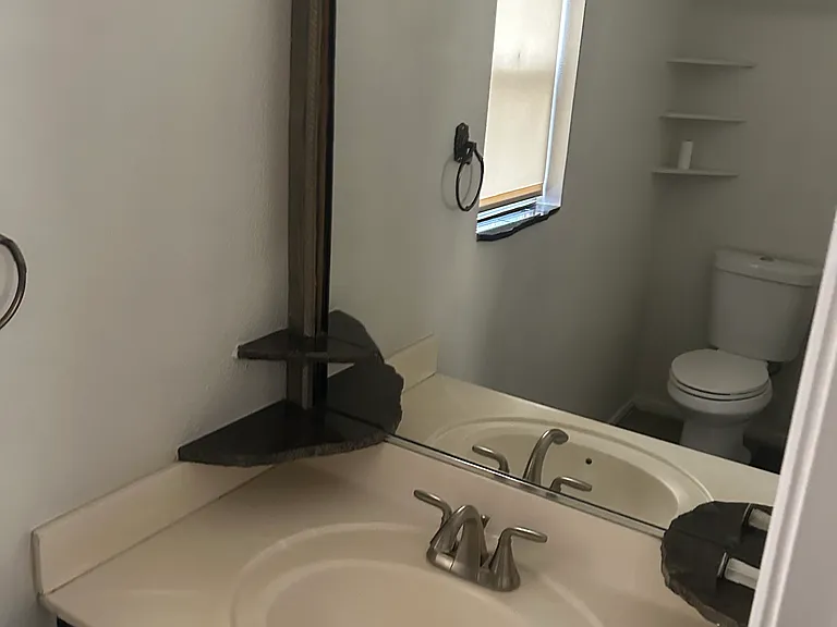 1/2 bathroom downstairs
