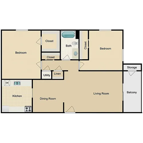 Floor plan The Grover