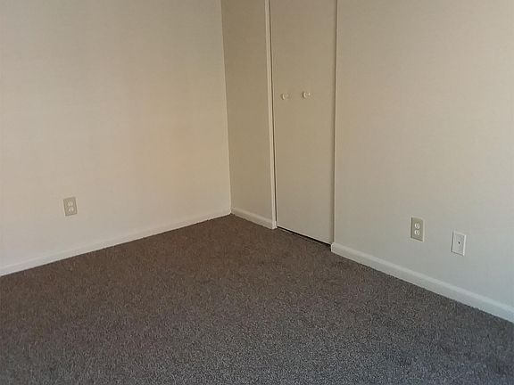 Living room with closet