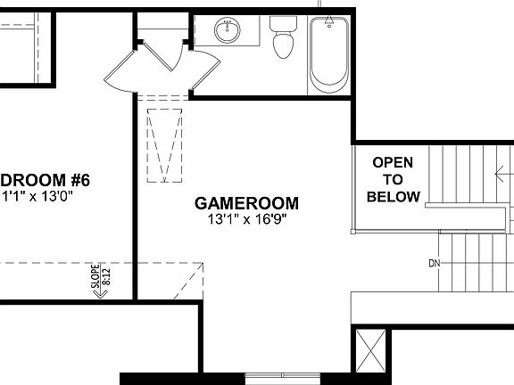 floor plan second level