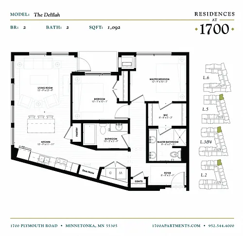 Floor plan The Delilah