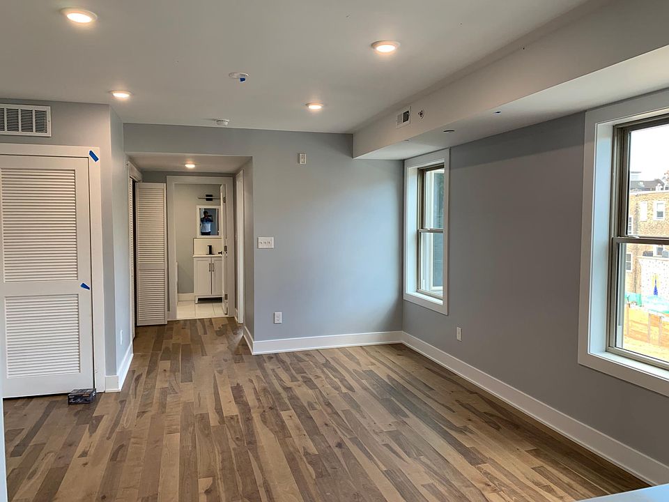 Living room with hardwood floors