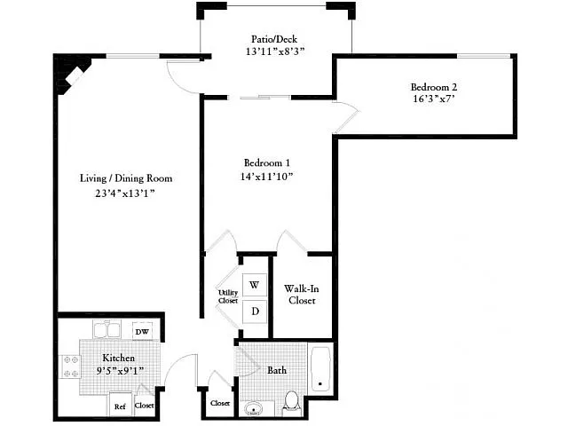 Floor plan 883