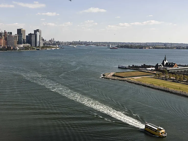 View of NYC from Portside Towers