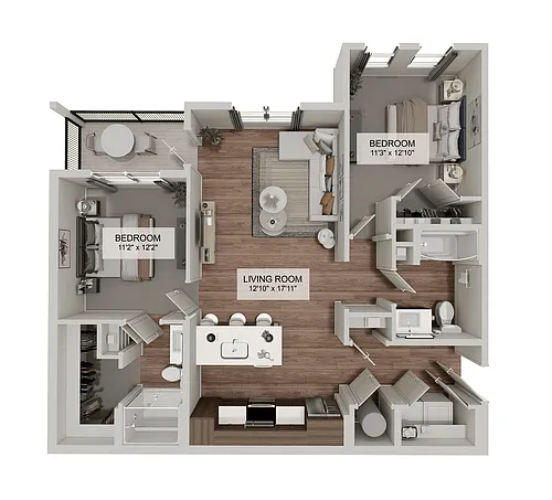 Floor plan The Willow Grand (B1 Plus)