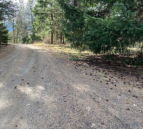 Private, gravel road access.