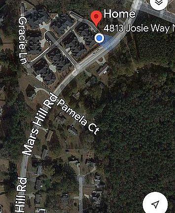 Google Map of home location