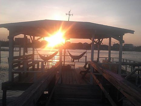 Enjoy sunsets on your dock