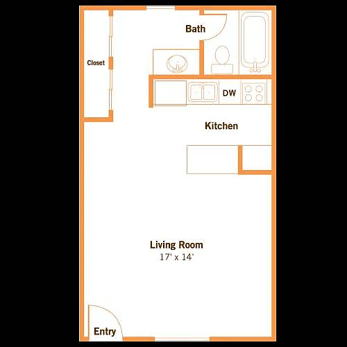 Floor plan Studio