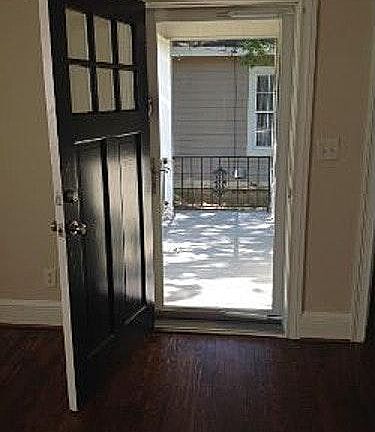 Front door and porch