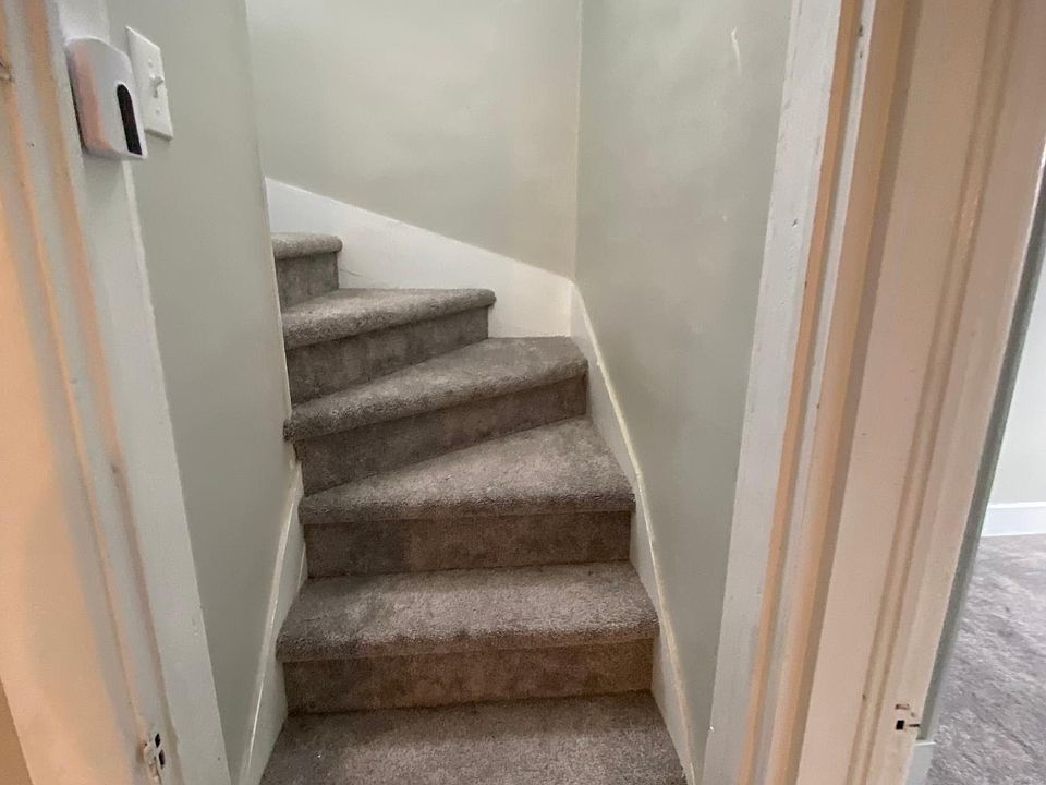Stairway to third floor