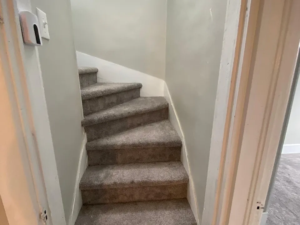 Stairway to third floor