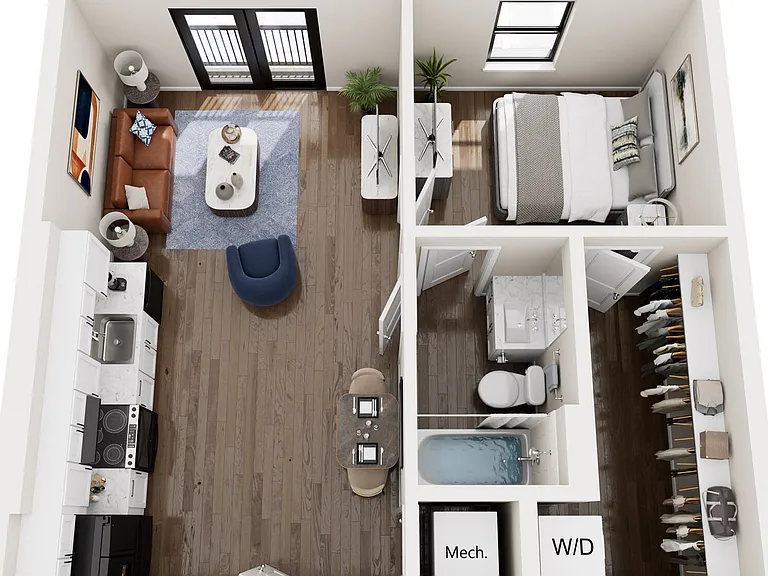 A2.1 floor plan Trella Uptown