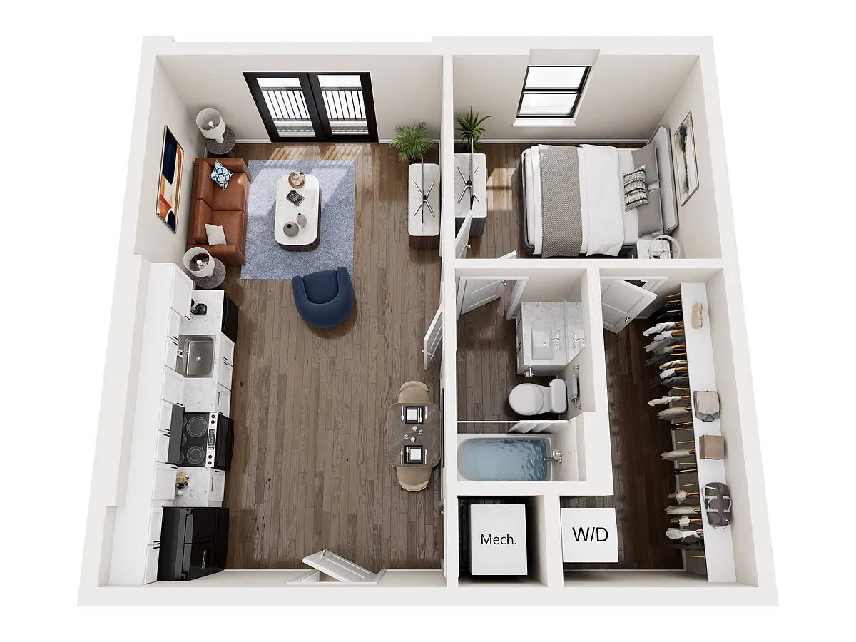 Floor plan A21