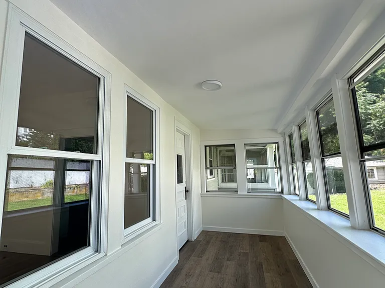 Private back entrance offering added tenant privacy