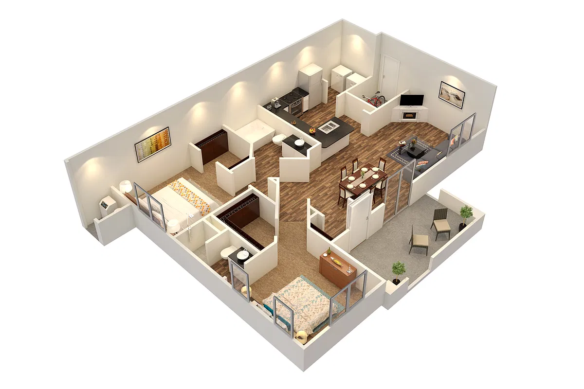 Floor plan Evans